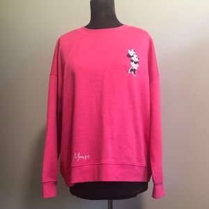 Disney Minnie Mouse Pink Sweatshirt, NWT